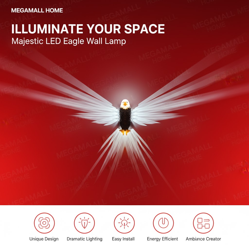 Eagle Wall Light, Eagle Lamp